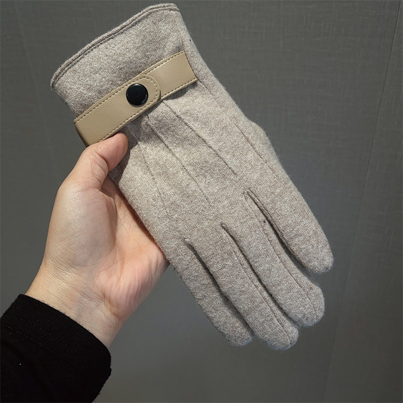 Gloves Men Wool Fleece Lined T - Wool Glove Lined review and price