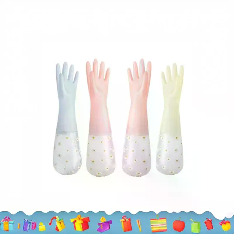 Floral Pattern Household Latex - Rubber Glove Cleaning review and price
