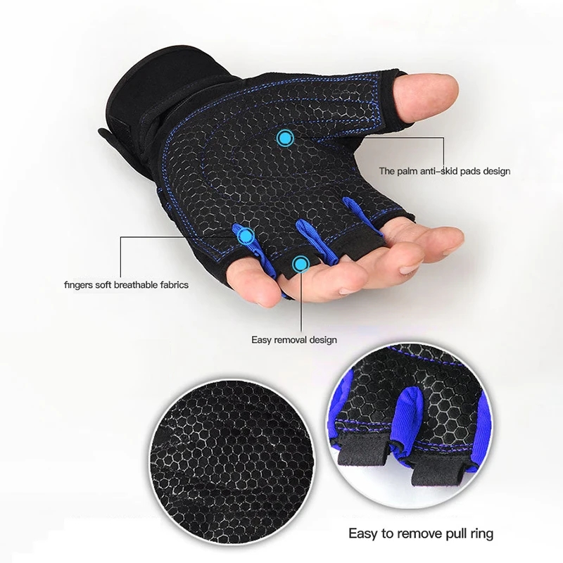 Gym Gloves for Men Women Fitne - Cycling Glove Padded review and price