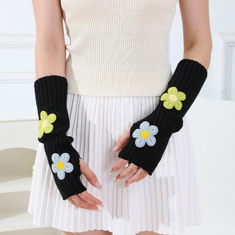 Y2k Accessories Sweet Pink Flo - Fingerless Glove Knit review and price