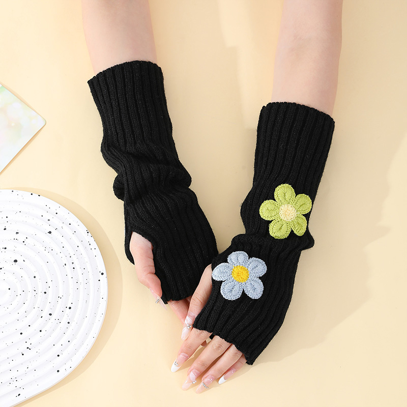 Y2k Accessories Sweet Pink Flo - Fingerless Glove Knit review and price