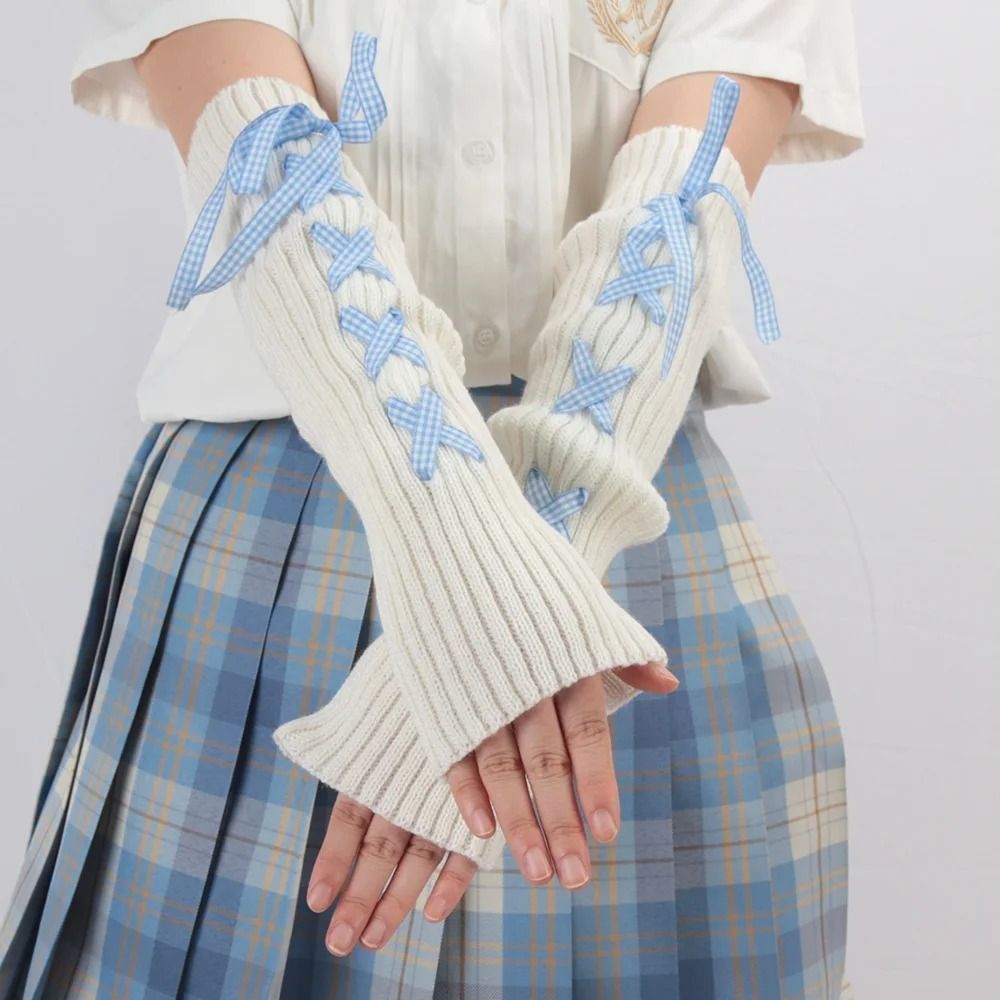 Trendy Women Autumn Winter Kni - Fingerless Glove Knit review and price