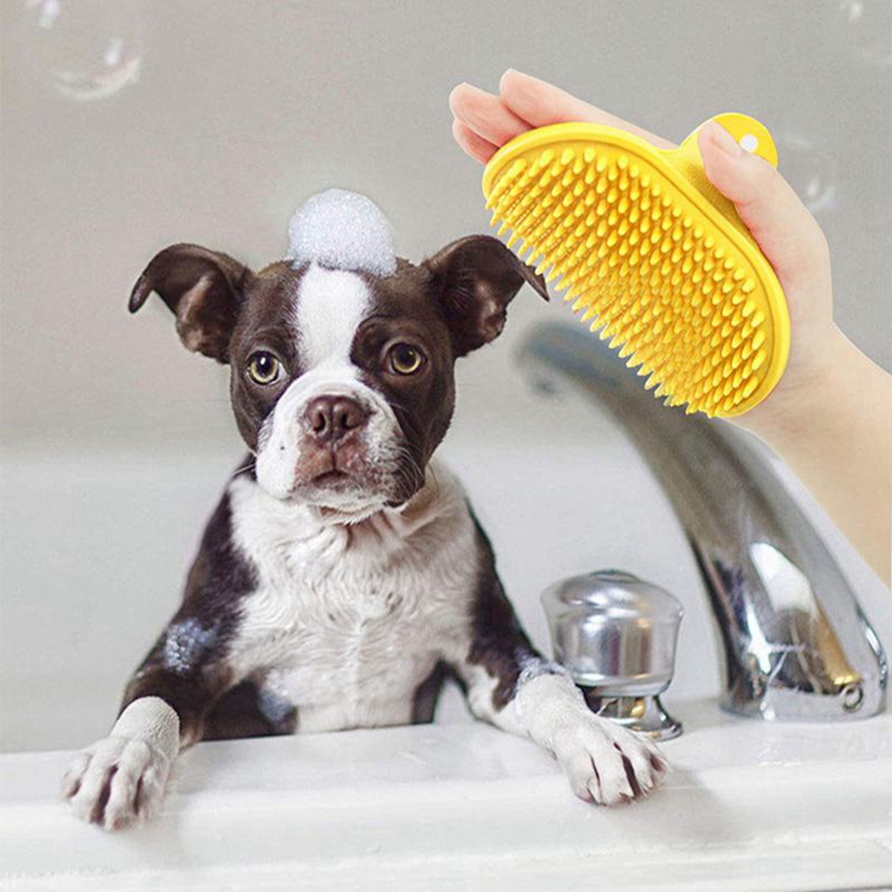 Pet Cleaning Brush Dog Cats Ba - Rubber Glove Cleaning review and price