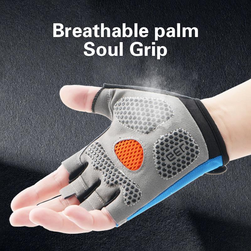 Hot Half Finger Cycling Gloves - Fingerless Glove Knit review and price