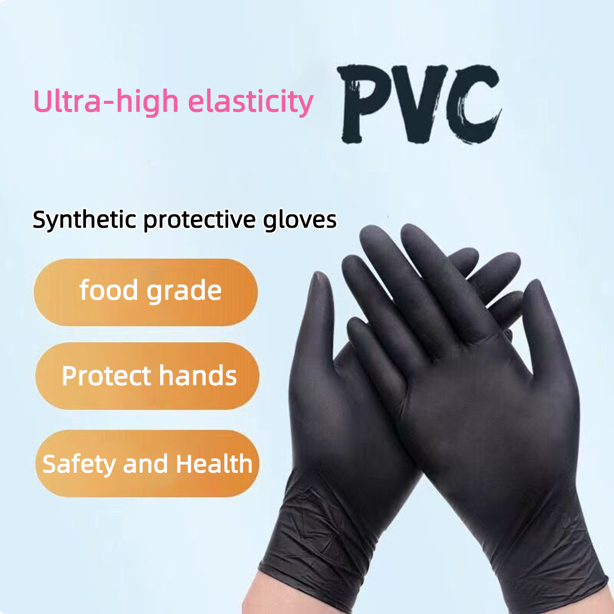 Heavy-Duty Black Disposable Ni - Nitrile Mechanic Glove review and price
